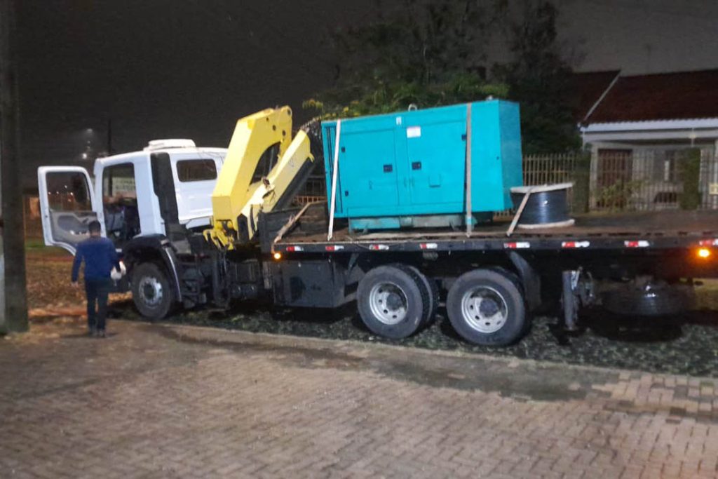 Rio Bonito do Iguaçu, força-tarefa atua para restabelecer os sistemas de abastecimento de água e energia elétrica